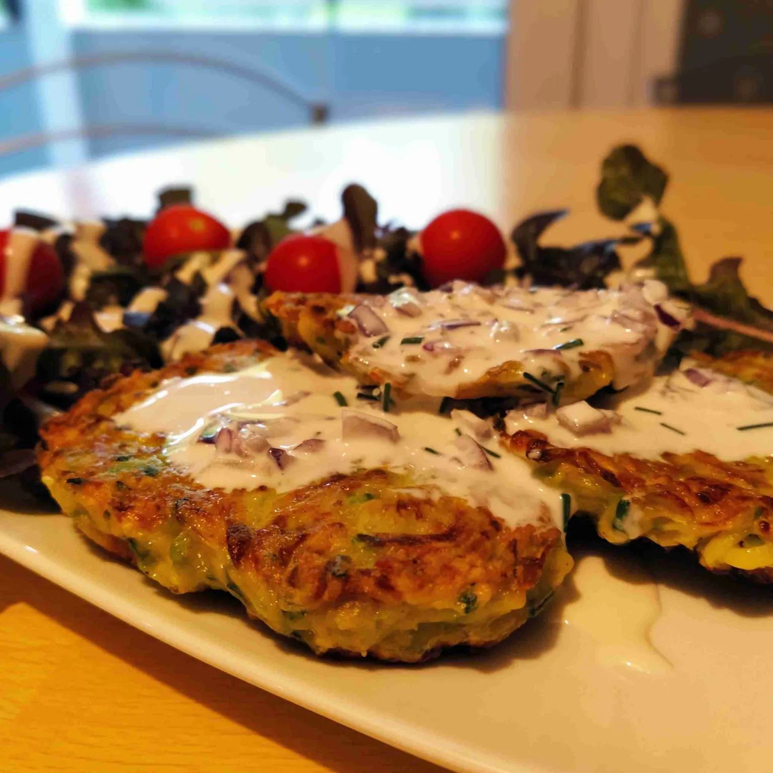 Galettes de courgettes