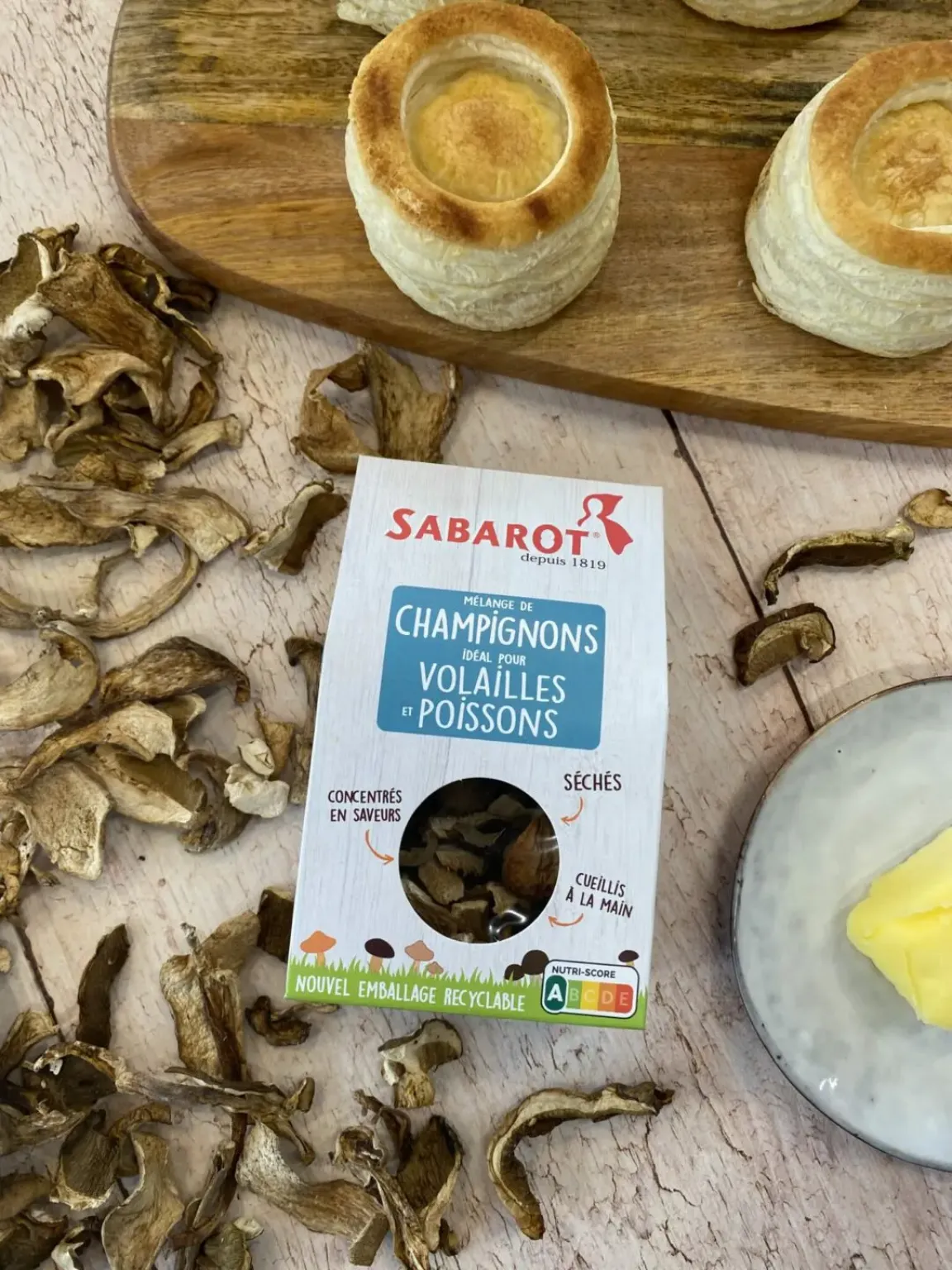 Bouchées à la reine et champignons
