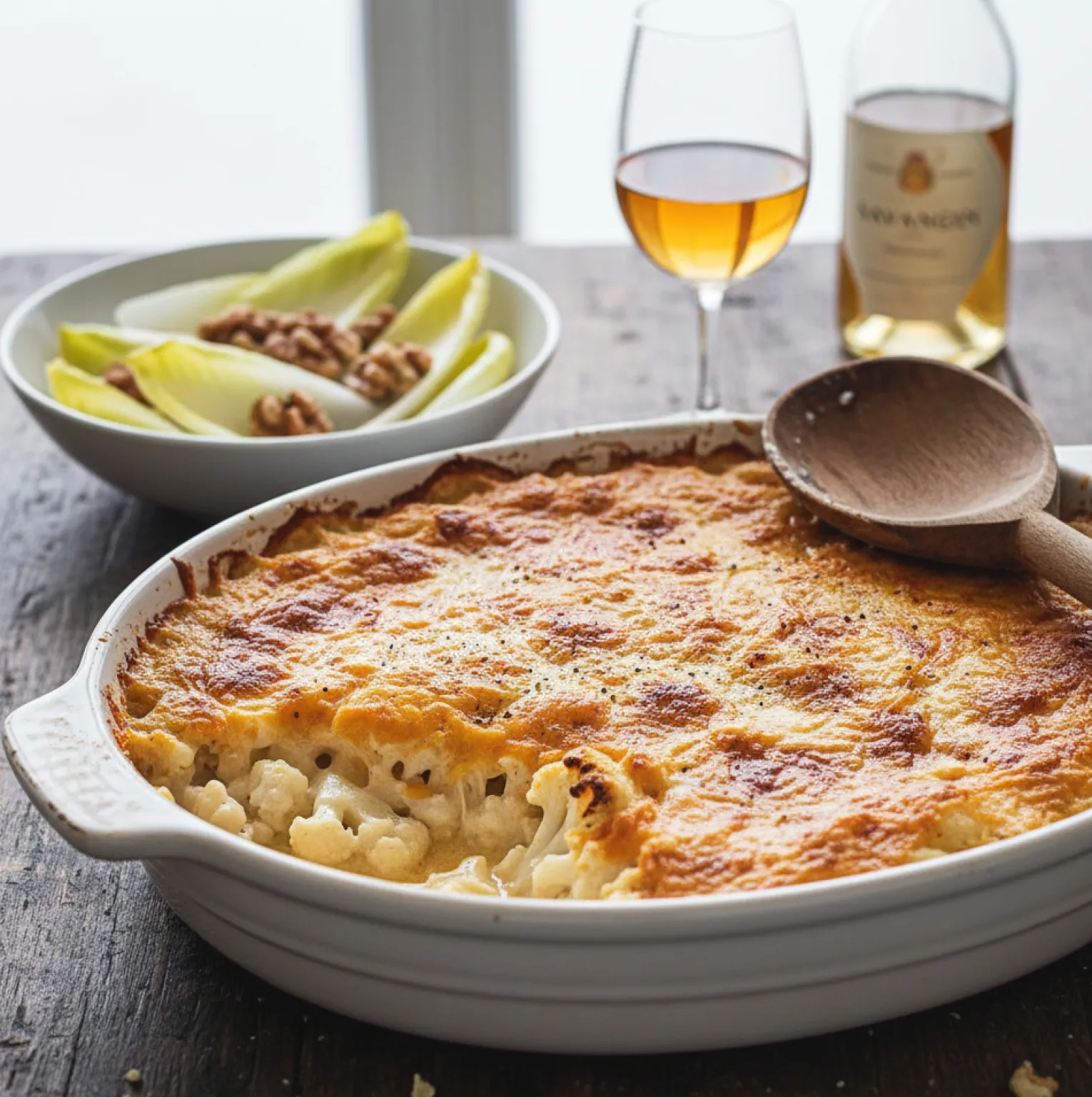 Gratin de Chou-fleur au Comté