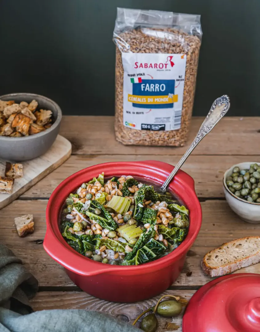 Soupe farro verde