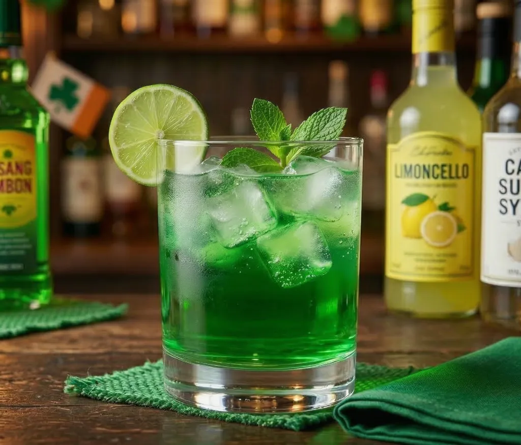 Le Trèfle Vert : Cocktail Signature Saint-Patrick
